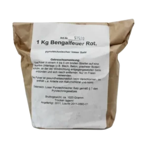 Bengalfeuer rot - von Pyro Austria