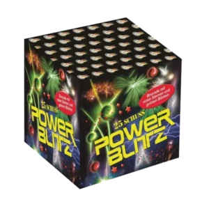 Power Blitz - ein Batterienfeuerwerk von Pyro Austria