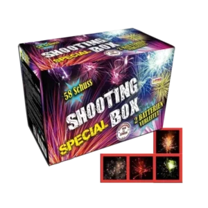 Power Shooting Box - ein Verbundfeuerwerk von Pyro Austria