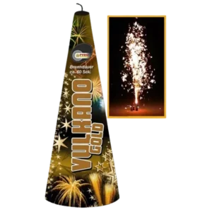 Vulkano Gold - ein Leucht- und Bodenfeuerwerk von Pyro Austria